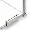 NEW TRENDY Kabina prysznicowa drzwi podwójne przesuwne SMART 100x110x200 EXK-4065